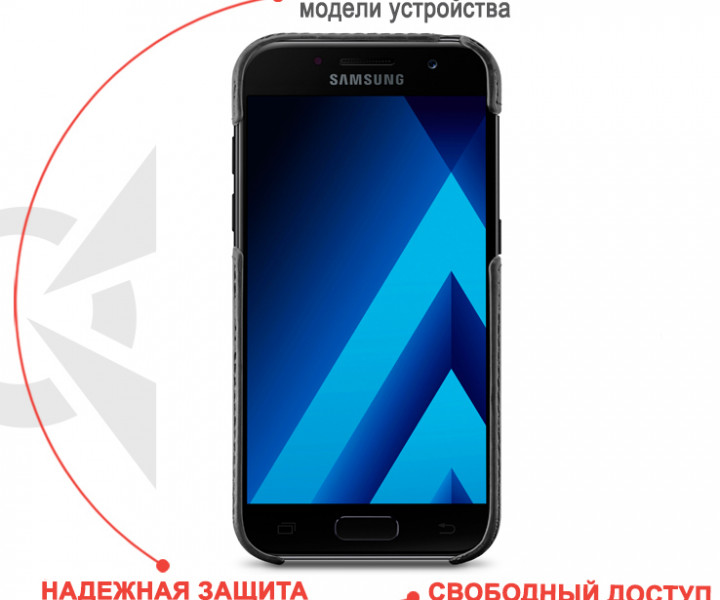 Чохол для телефону Airon Premium для Samsung Galaxy A3 2017 (A320FZKD) Black